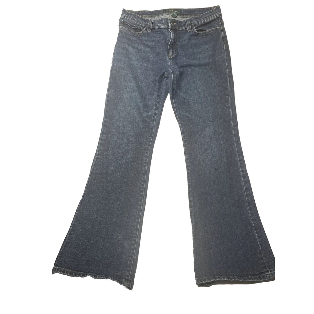 Lauren Jeans Co. Ralph Lauren. LRL  Women’s‎ Size 8 Flared Jeans Lined Pockets